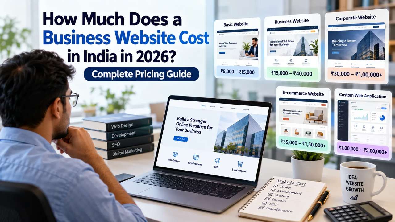 How Much Does a Business Website Cost in India in 2026